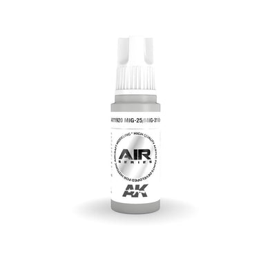 AK Interactive AK11920 MiG-25/MiG-31 Grey Acrylic Paint 17ml 3rd Generation